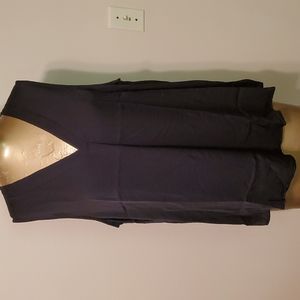 Sleeveless black top, She + Sky brand, 100% poly